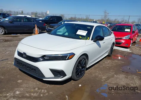 2022 Honda Civic Sport из США, поврежденный, VIN 2HGFE2F55NH554164